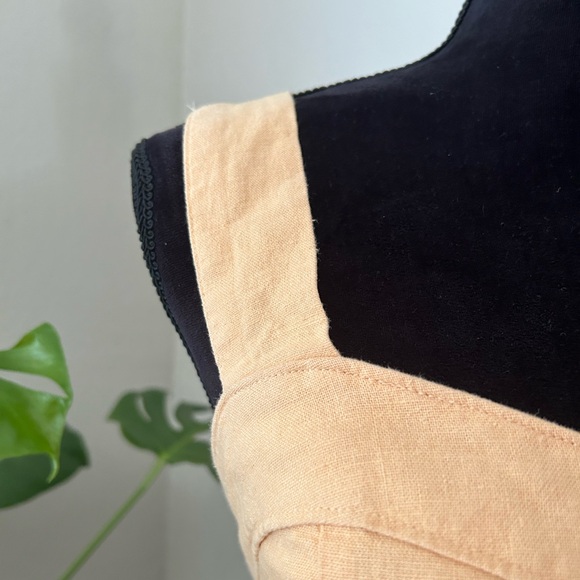 A&F Abercrombie Yellow Linen Blend Top - Picture 8 of 8